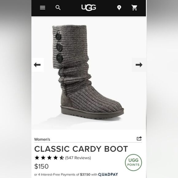 UGG Classic Cardy Boot - Picture 10 of 10